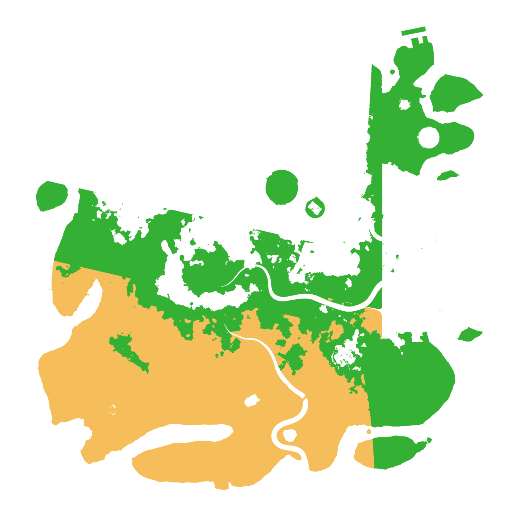 Biome Rust Map: Procedural Map, Size: 4250, Seed: 203