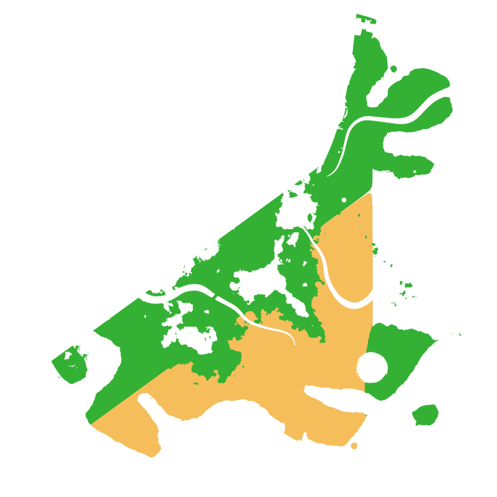 Biome Rust Map: Procedural Map, Size: 3000, Seed: 22795