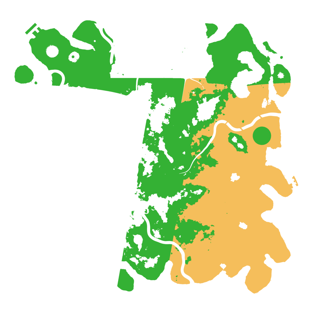 Biome Rust Map: Procedural Map, Size: 4500, Seed: 1928331880