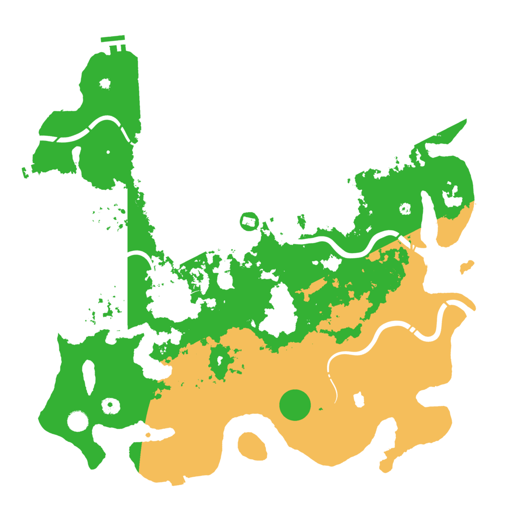Biome Rust Map: Procedural Map, Size: 4300, Seed: 333226255