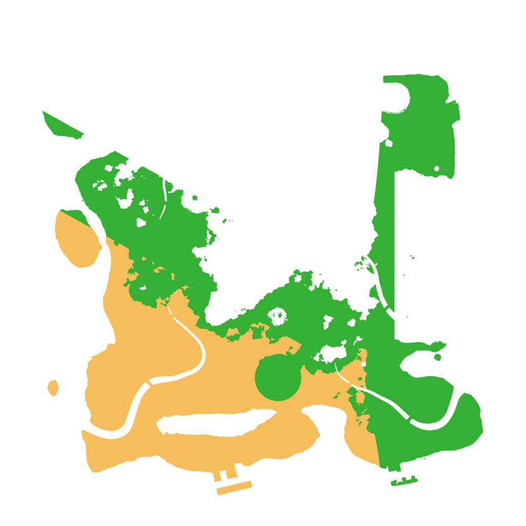 Biome Rust Map: Procedural Map, Size: 3000, Seed: 1773156766