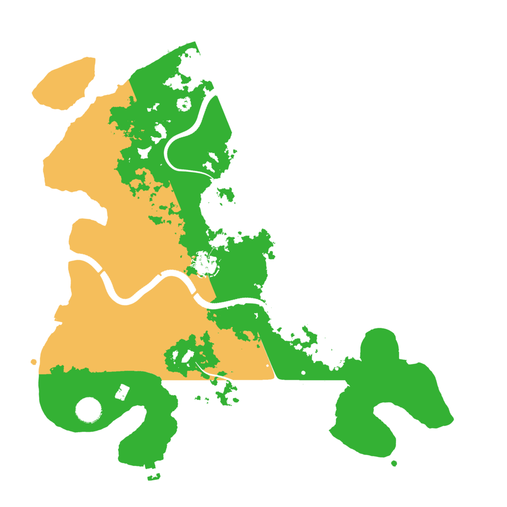 Biome Rust Map: Procedural Map, Size: 3500, Seed: 1865900495