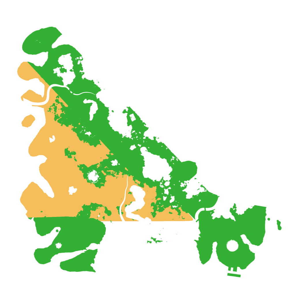 Biome Rust Map: Procedural Map, Size: 4500, Seed: 523599669