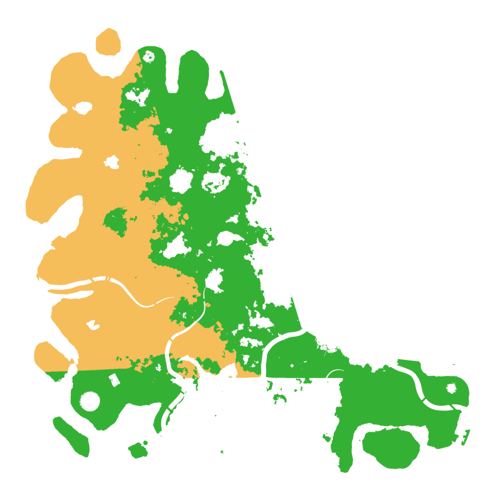 Biome Rust Map: Procedural Map, Size: 4500, Seed: 1974290493