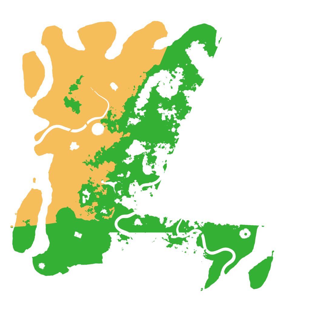 Biome Rust Map: Procedural Map, Size: 4500, Seed: 1950960110