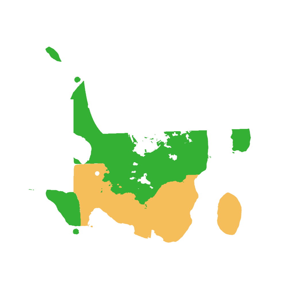 Biome Rust Map: Procedural Map, Size: 2000, Seed: 241245