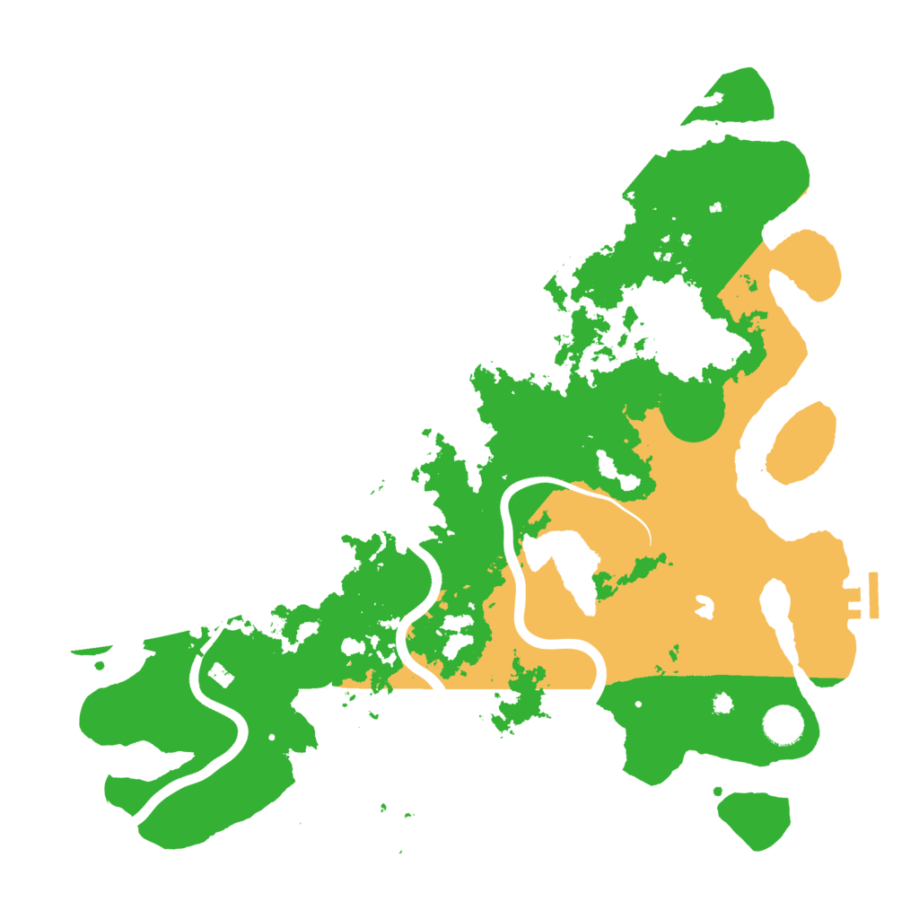 Biome Rust Map: Procedural Map, Size: 4000, Seed: 20250724