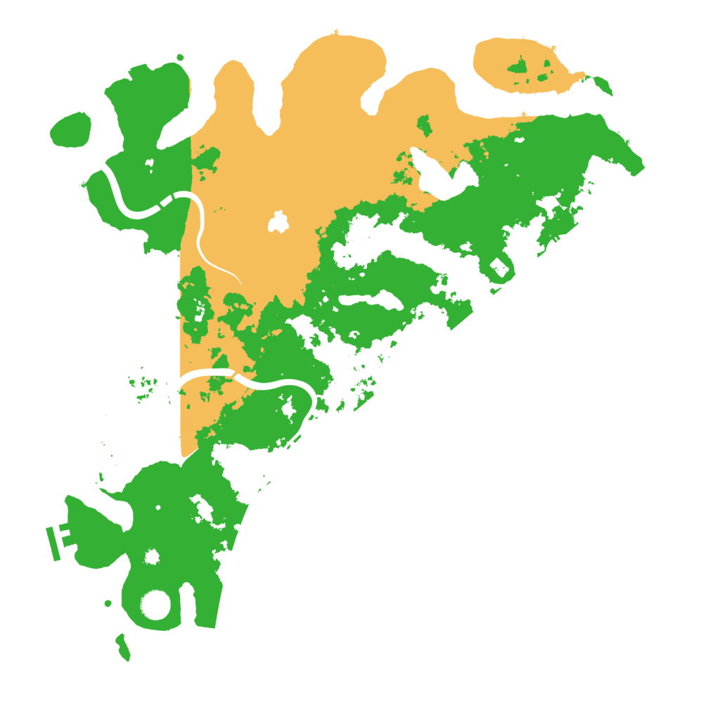 Biome Rust Map: Procedural Map, Size: 4250, Seed: 392901410