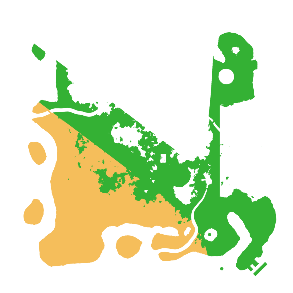 Biome Rust Map: Procedural Map, Size: 3500, Seed: 817155273