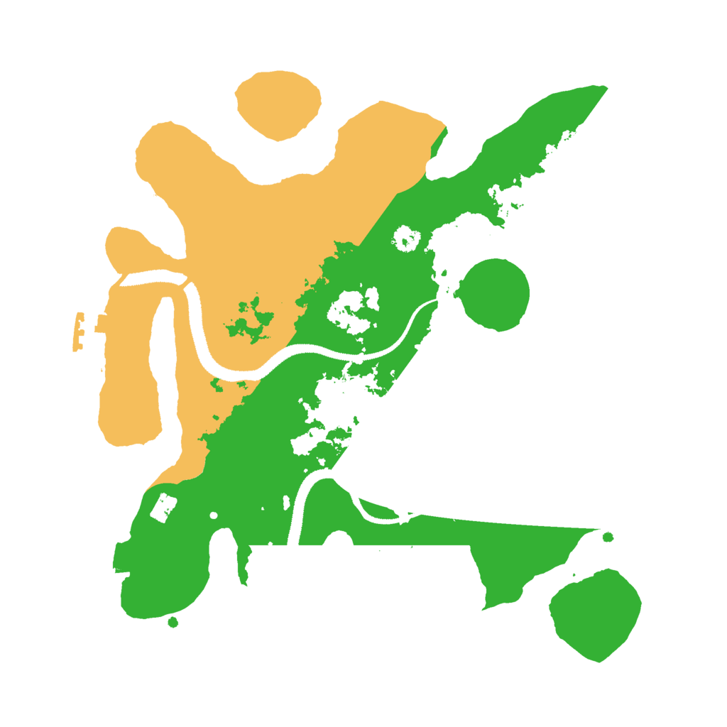 Biome Rust Map: Procedural Map, Size: 2800, Seed: 1247139368