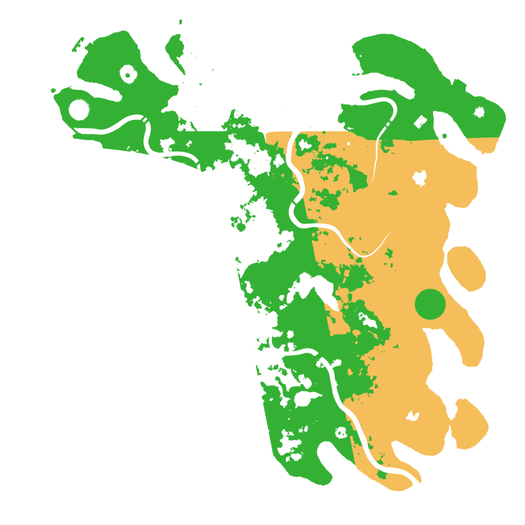 Biome Rust Map: Procedural Map, Size: 4500, Seed: 54655835