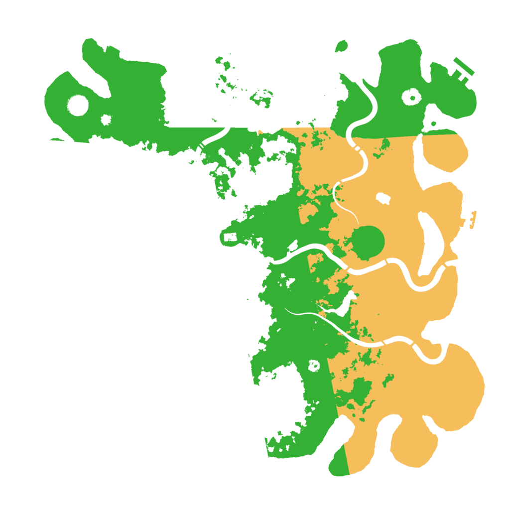 Biome Rust Map: Procedural Map, Size: 4250, Seed: 1000248856