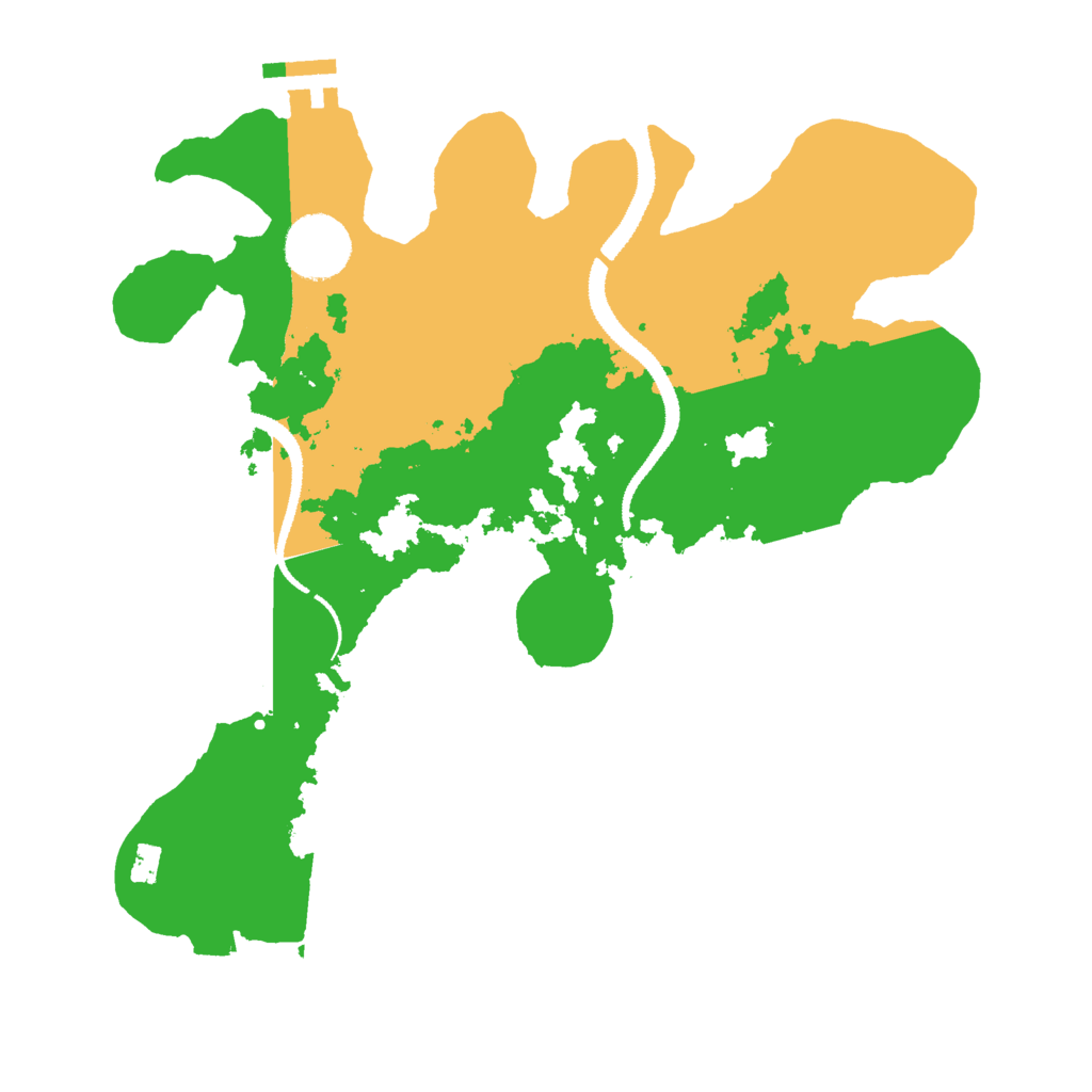 Biome Rust Map: Procedural Map, Size: 3000, Seed: 601396474