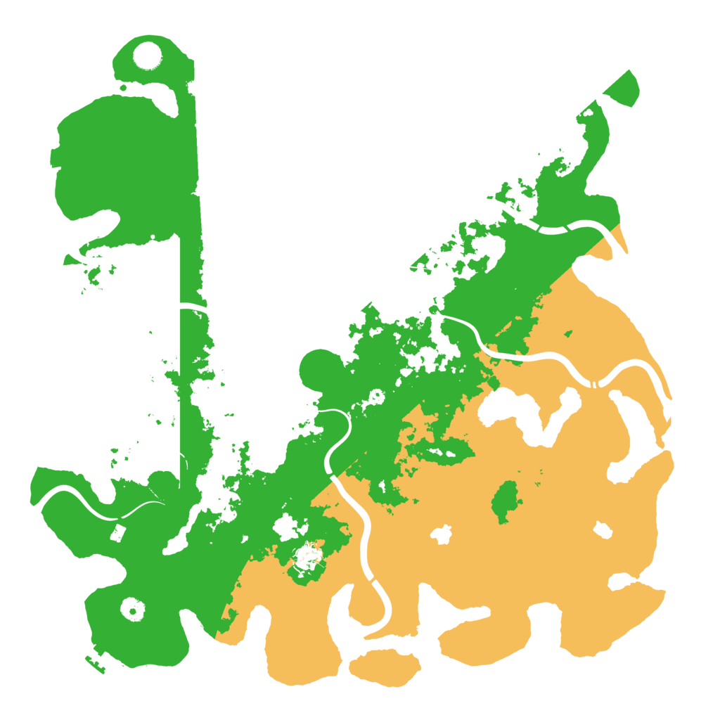 Biome Rust Map: Procedural Map, Size: 4500, Seed: 1080442660