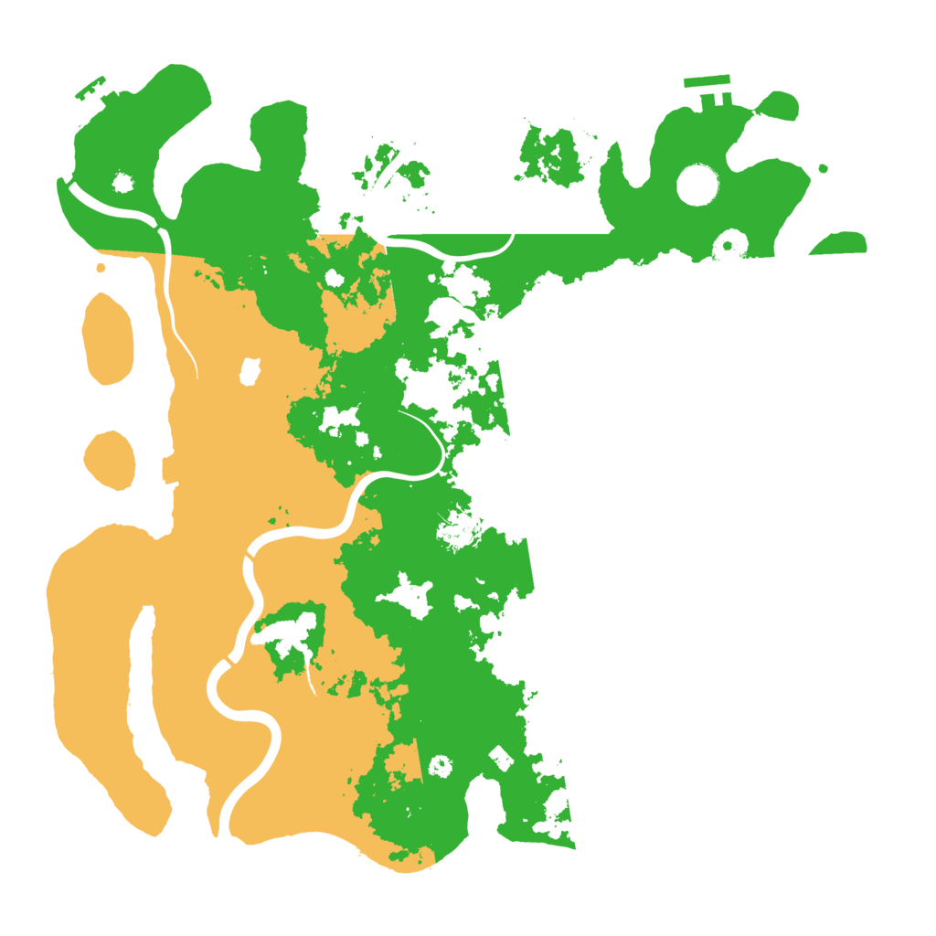 Biome Rust Map: Procedural Map, Size: 4100, Seed: 655197333