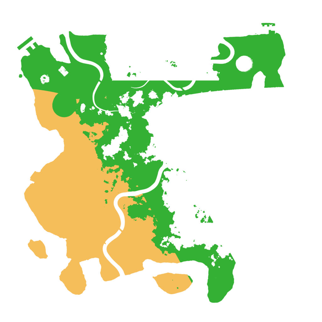 Biome Rust Map: Procedural Map, Size: 3600, Seed: 977044