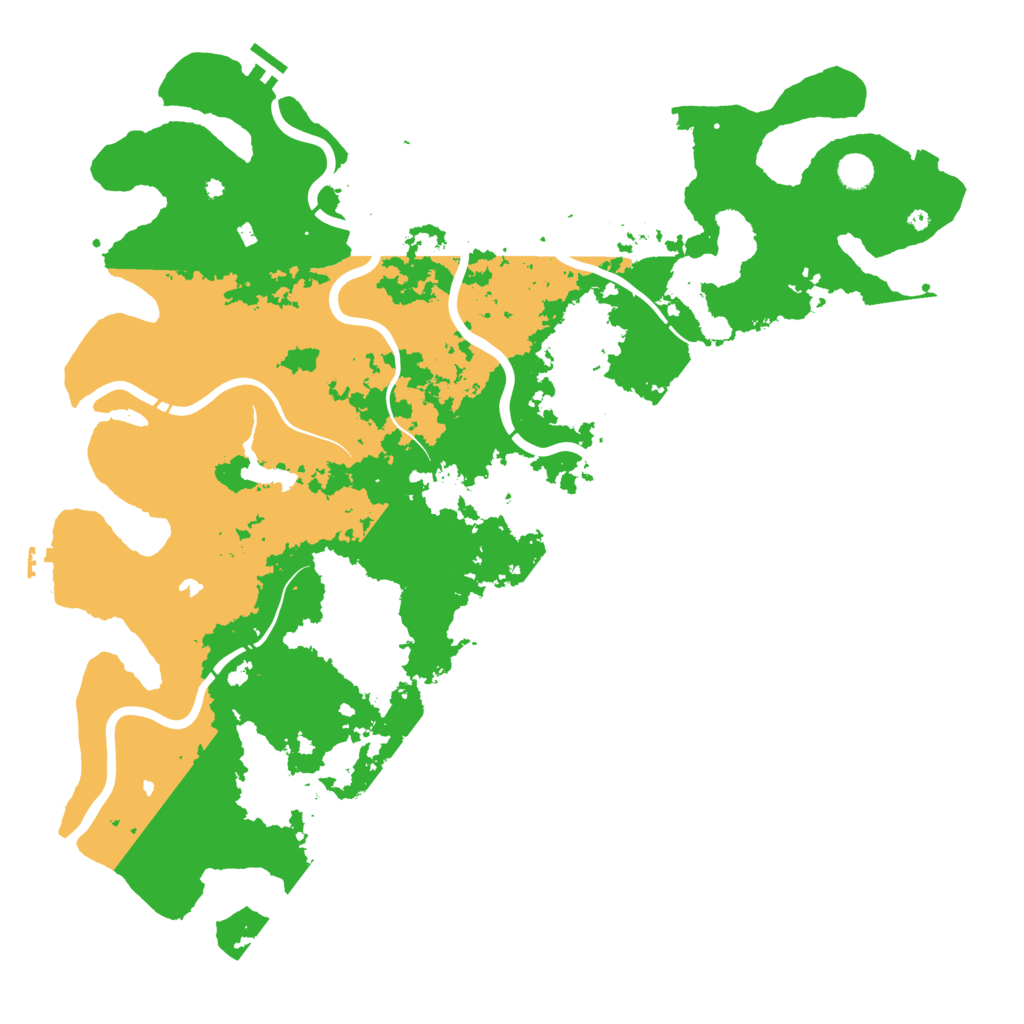 Biome Rust Map: Procedural Map, Size: 5000, Seed: 150000