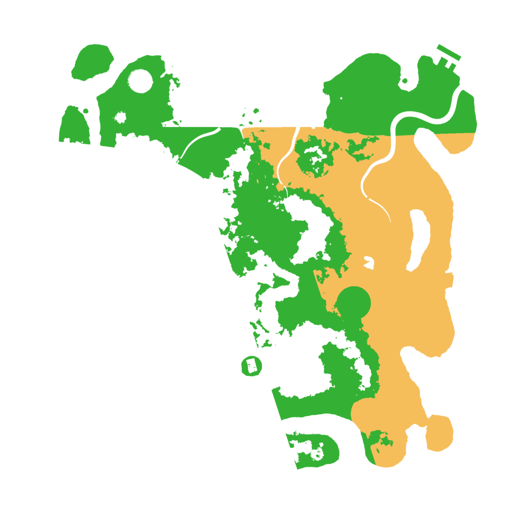 Biome Rust Map: Procedural Map, Size: 4000, Seed: 942589878