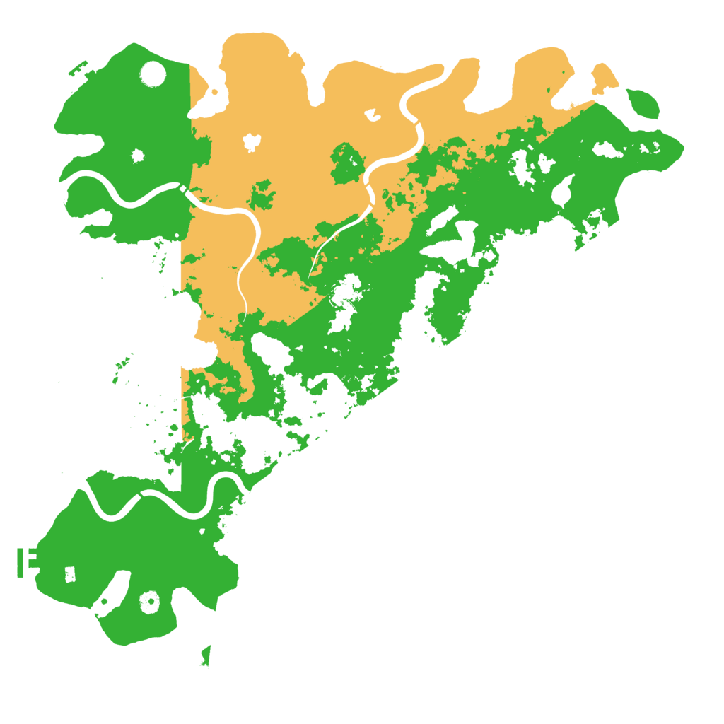 Biome Rust Map: Procedural Map, Size: 5000, Seed: 556971293