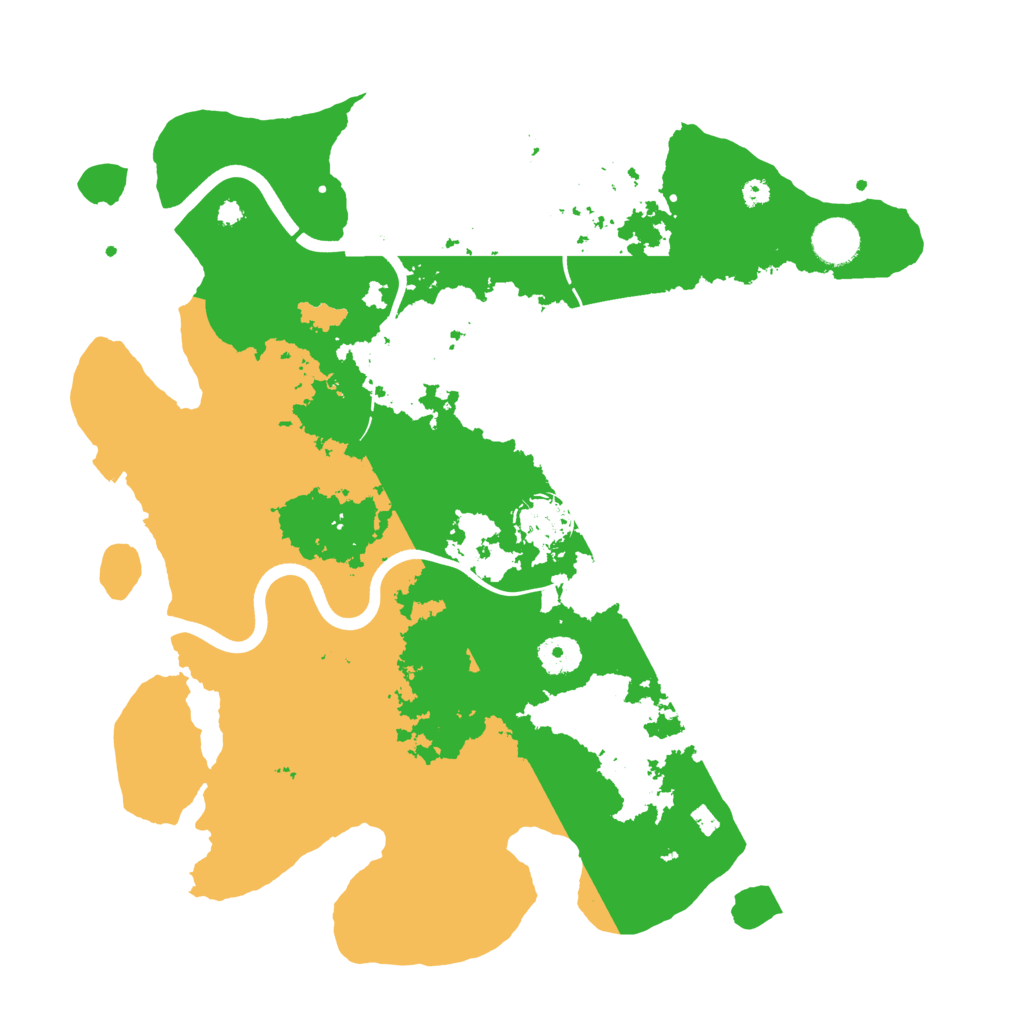 Biome Rust Map: Procedural Map, Size: 3800, Seed: 483384656