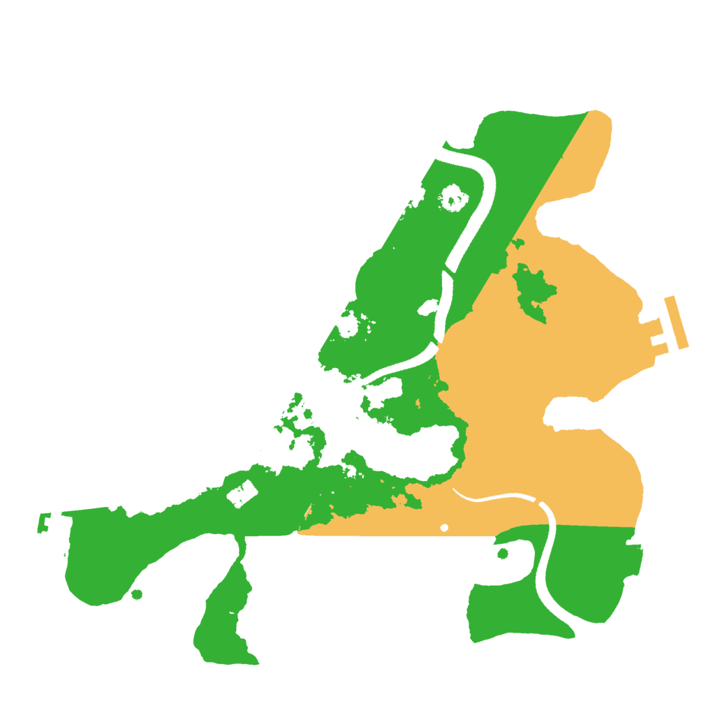 Biome Rust Map: Procedural Map, Size: 2700, Seed: 845139