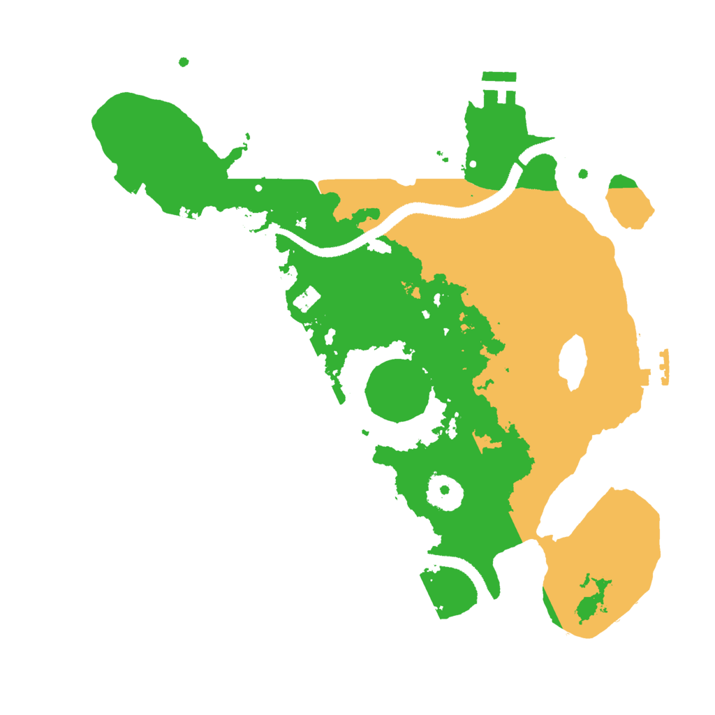 Biome Rust Map: Procedural Map, Size: 3000, Seed: 1557476842