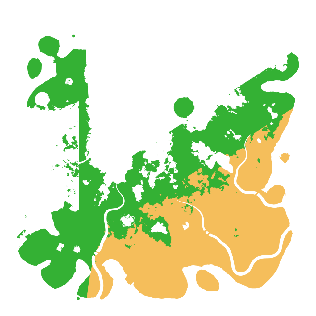 Biome Rust Map: Procedural Map, Size: 4300, Seed: 977369473