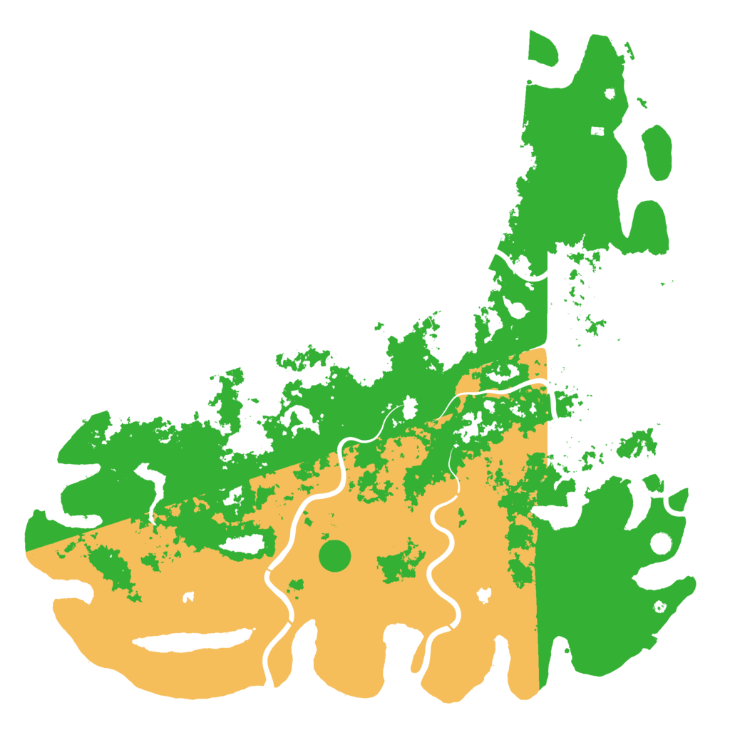 Biome Rust Map: Procedural Map, Size: 6000, Seed: 1384643071