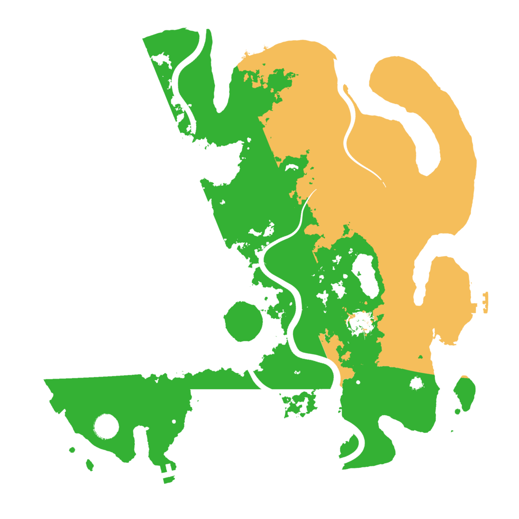 Biome Rust Map: Procedural Map, Size: 3700, Seed: 853829792
