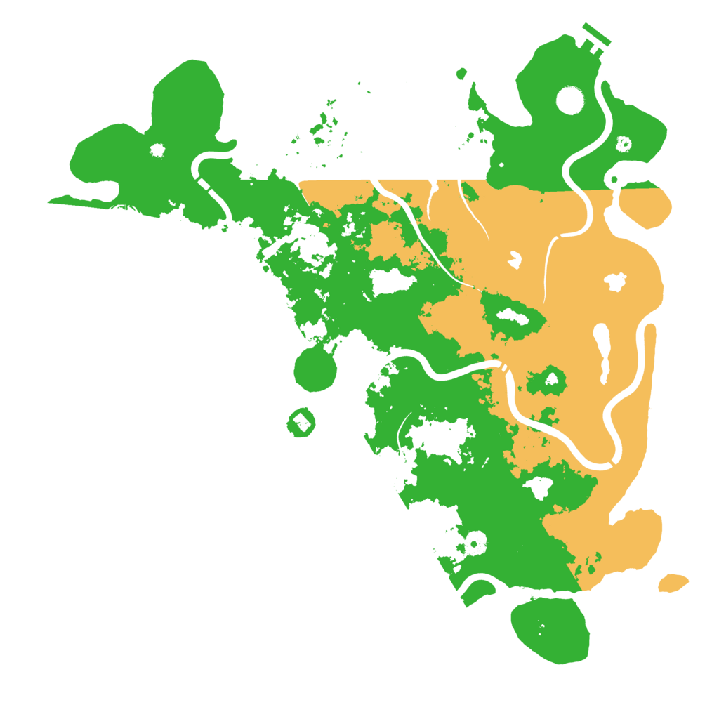 Biome Rust Map: Procedural Map, Size: 4500, Seed: 773176597