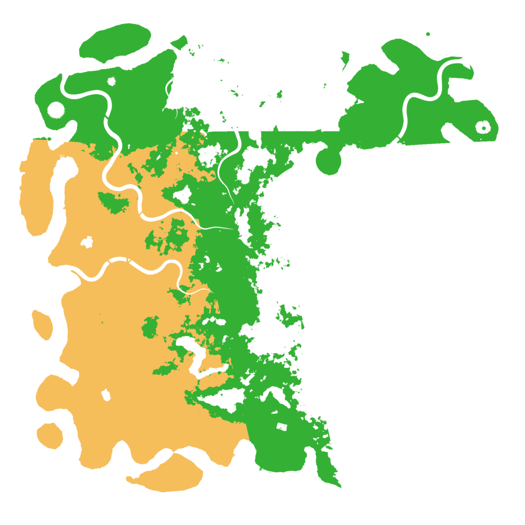 Biome Rust Map: Procedural Map, Size: 5500, Seed: 299677811