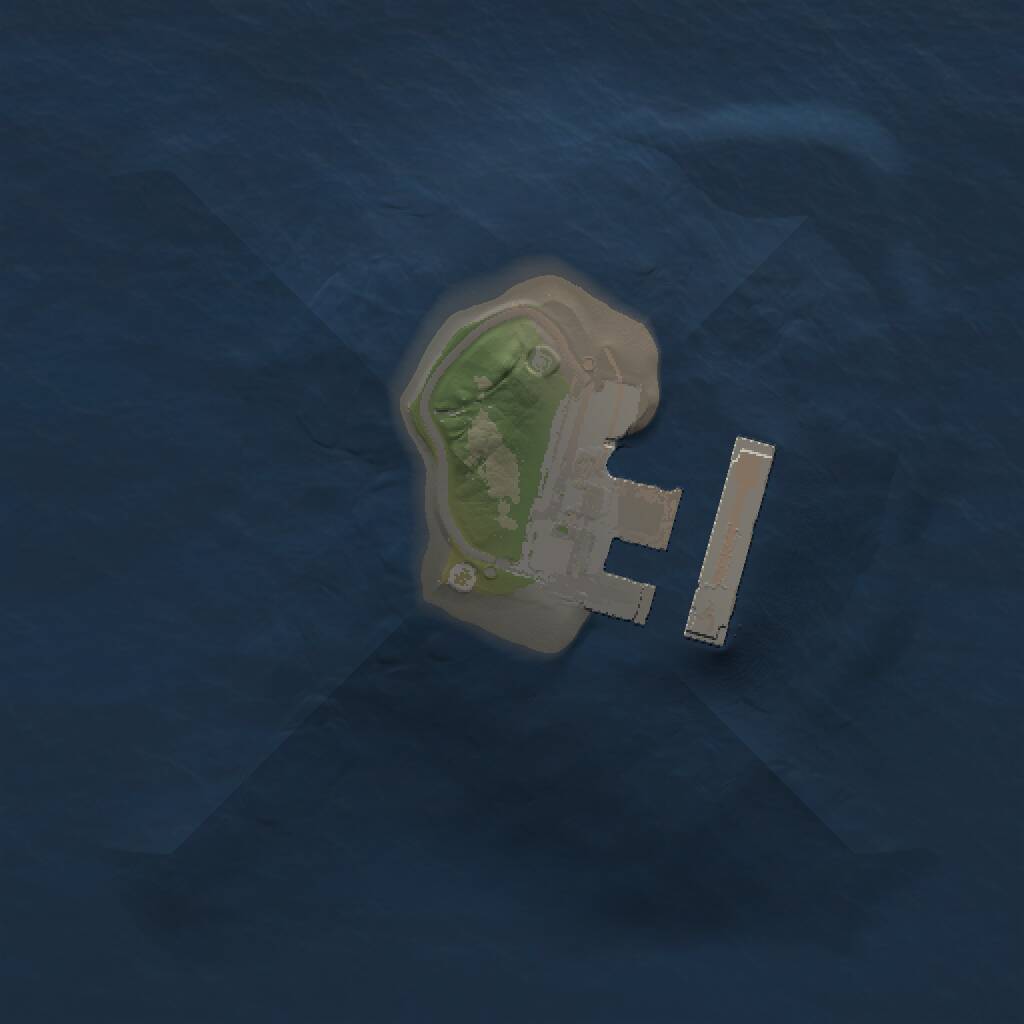 Rust Map: Procedural Map, Size: 1000, Seed: 1457812738, 2 Monuments