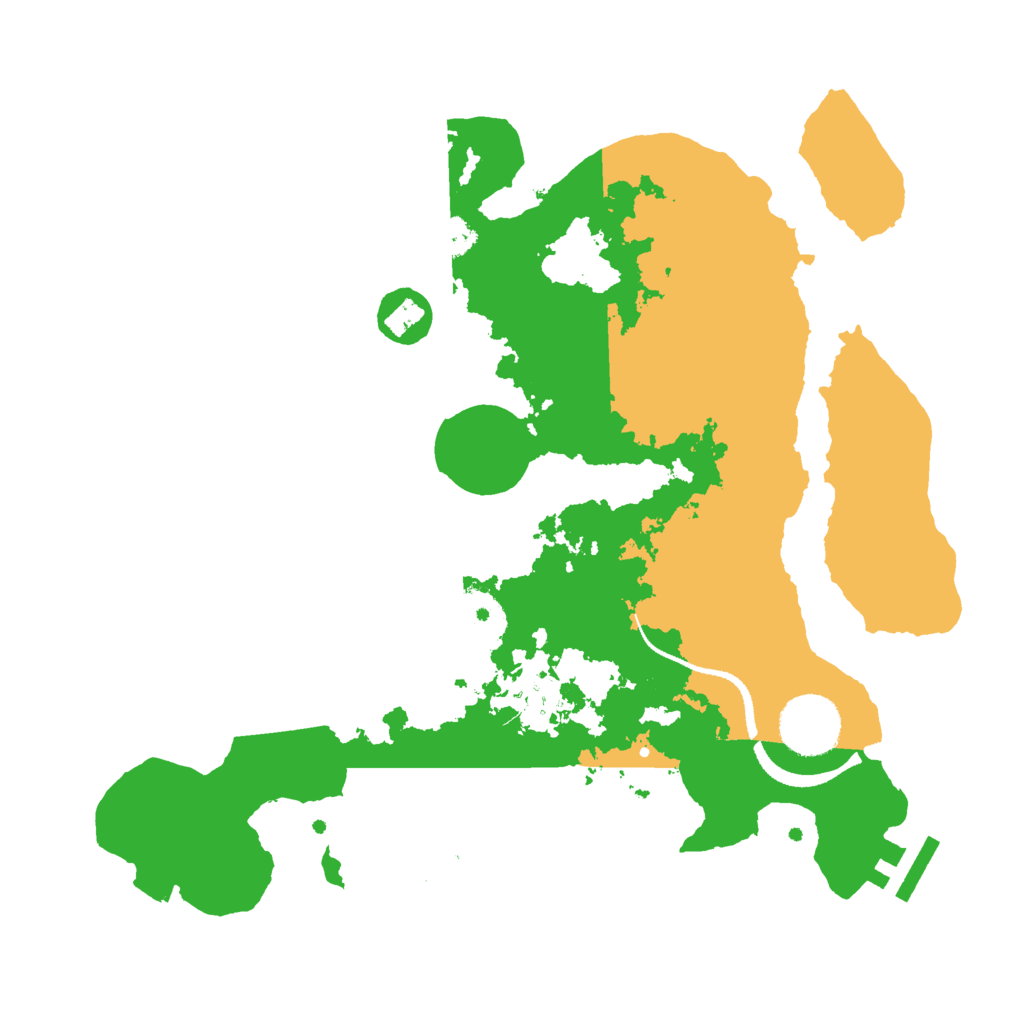 Biome Rust Map: Procedural Map, Size: 3000, Seed: 922340723