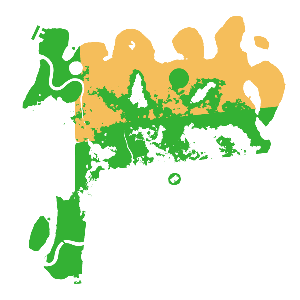 Biome Rust Map: Procedural Map, Size: 4000, Seed: 1657988407