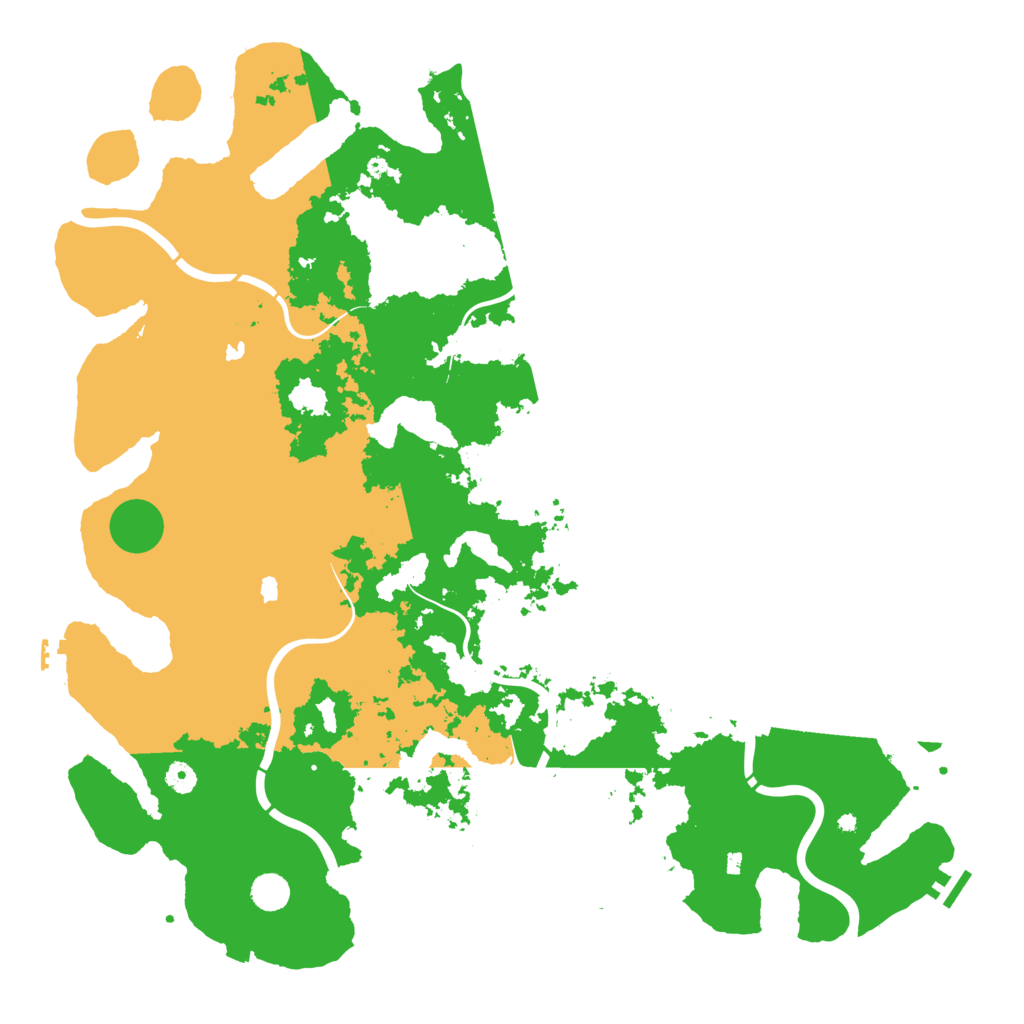 Biome Rust Map: Procedural Map, Size: 5000, Seed: 1728506578