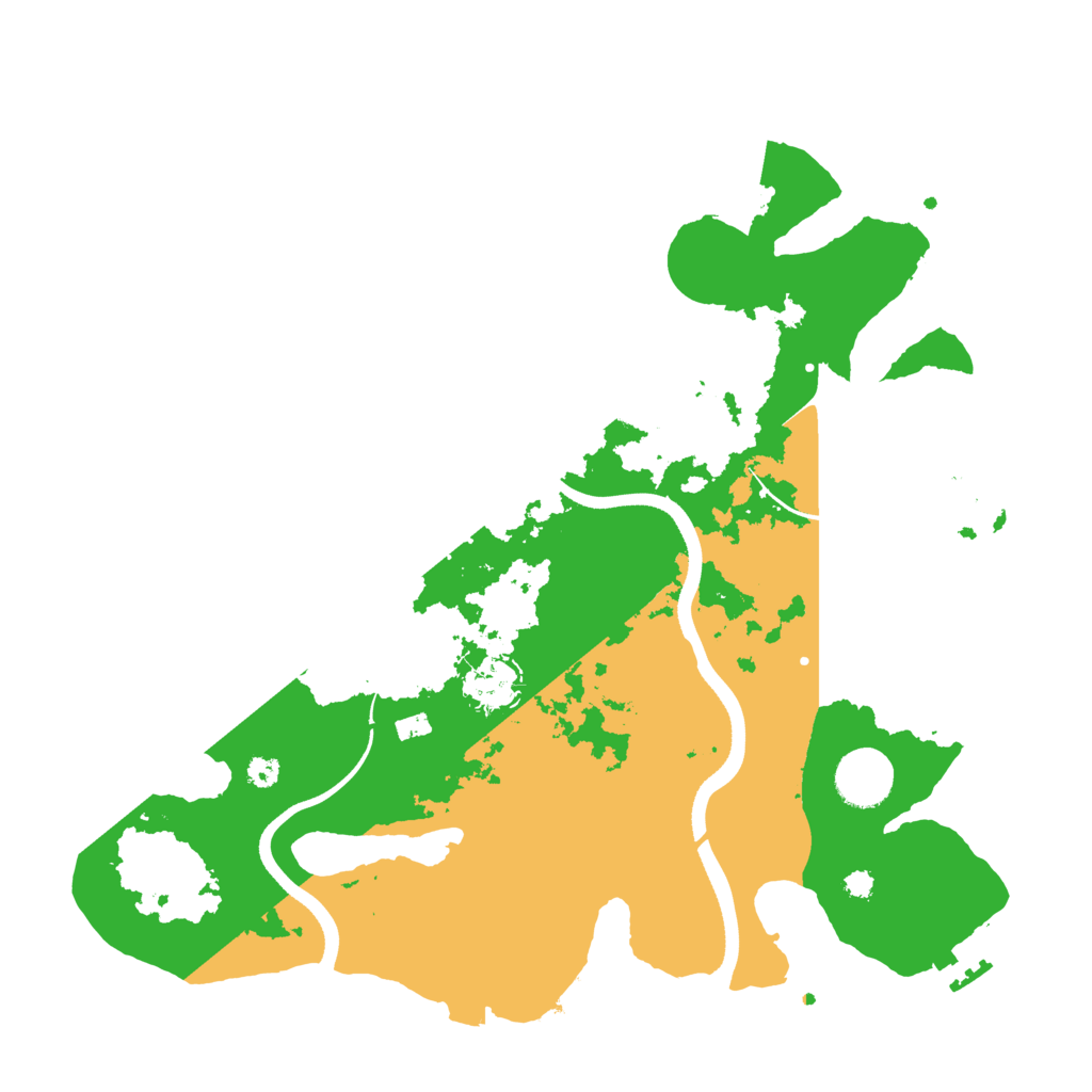 Biome Rust Map: Procedural Map, Size: 3500, Seed: 2000687152