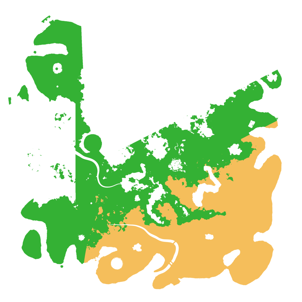 Biome Rust Map: Procedural Map, Size: 4500, Seed: 1999215986