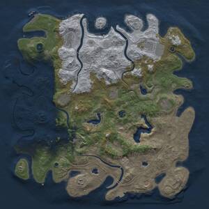 Thumbnail Rust Map: Procedural Map, Size: 4500, Seed: 1999215986, 16 Monuments