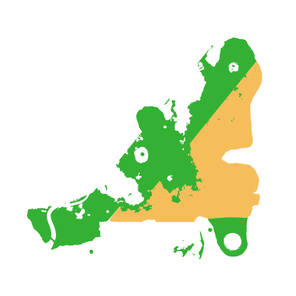 Biome Rust Map: Procedural Map, Size: 3000, Seed: 98675