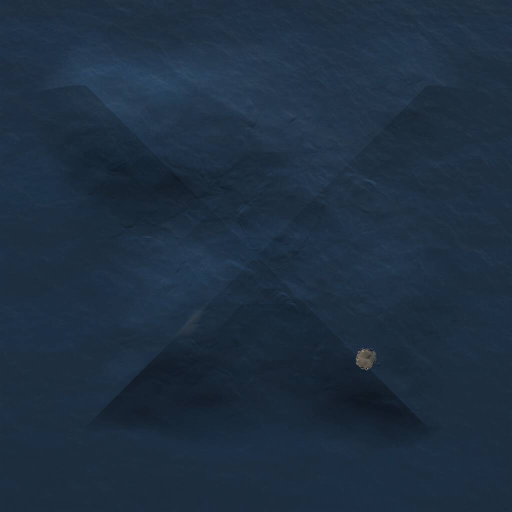 Rust Map: Procedural Map, Size: 1000, Seed: 521697701, 1 Monuments