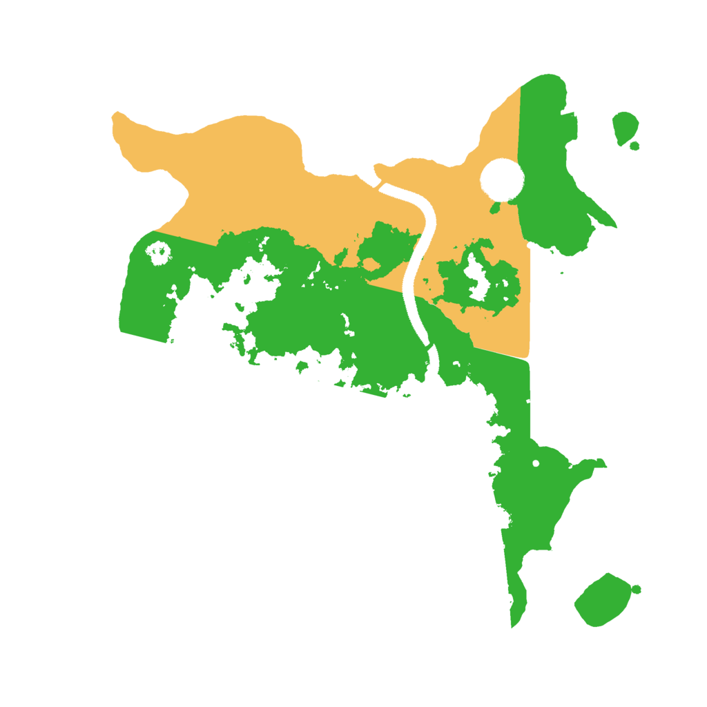 Biome Rust Map: Procedural Map, Size: 3000, Seed: 1467730843