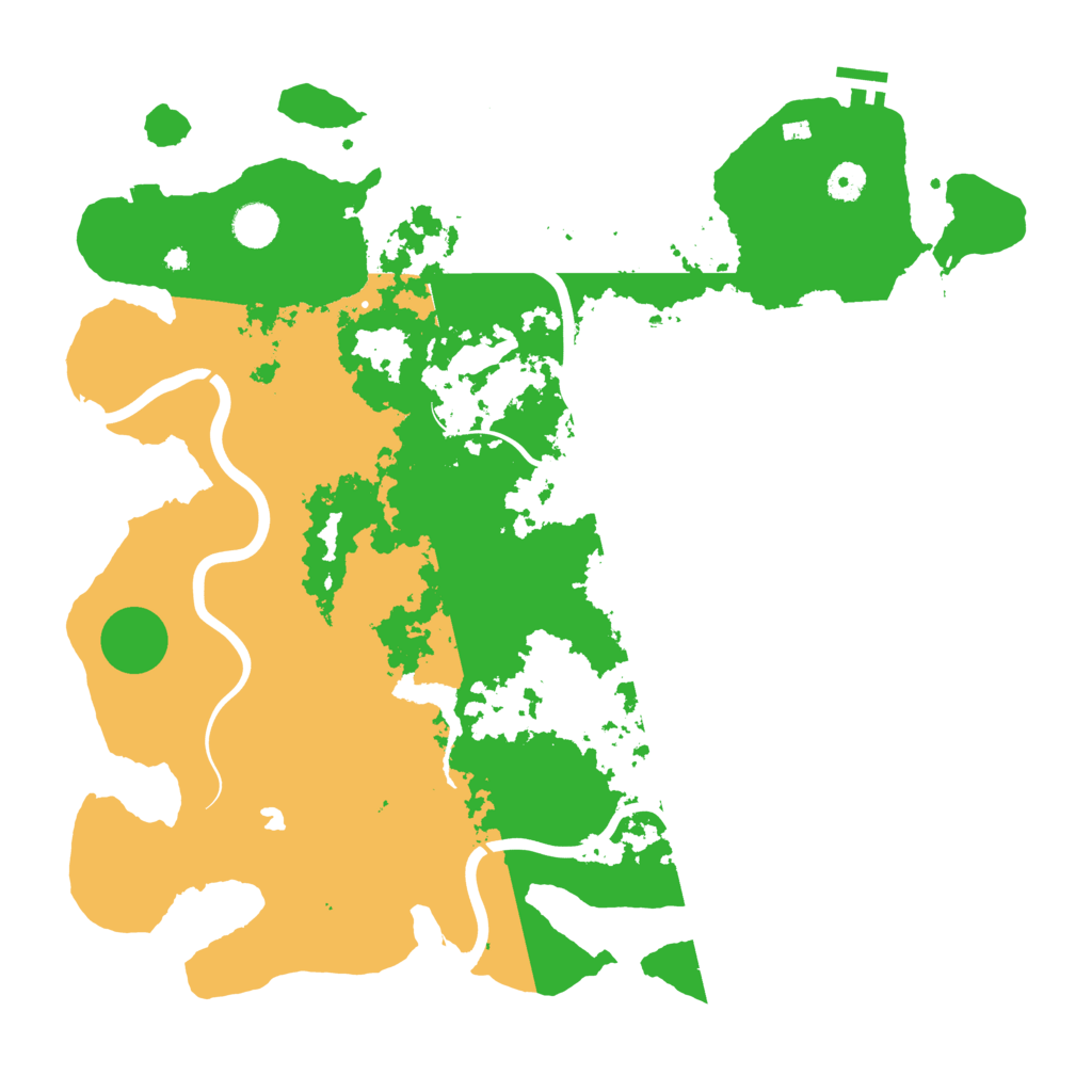 Biome Rust Map: Procedural Map, Size: 4300, Seed: 4900