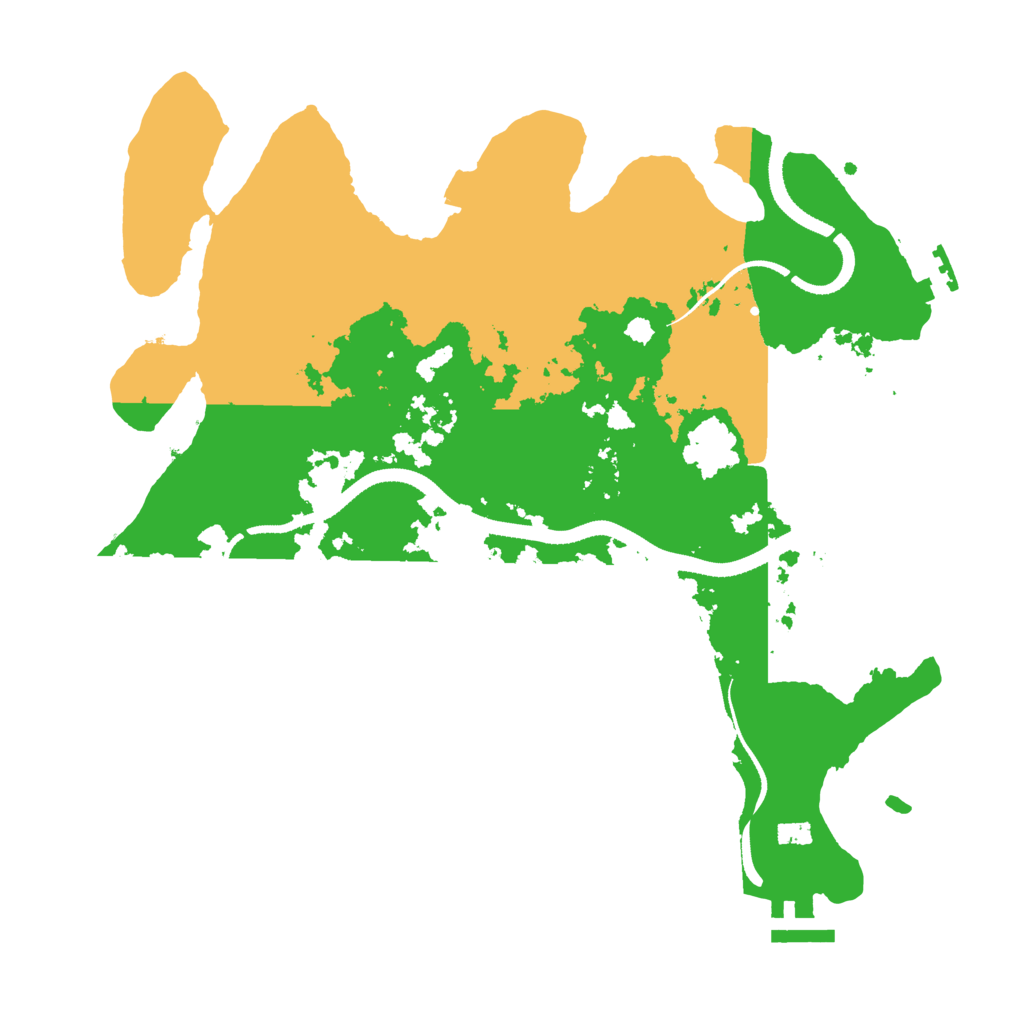 Biome Rust Map: Procedural Map, Size: 3250, Seed: 89085695