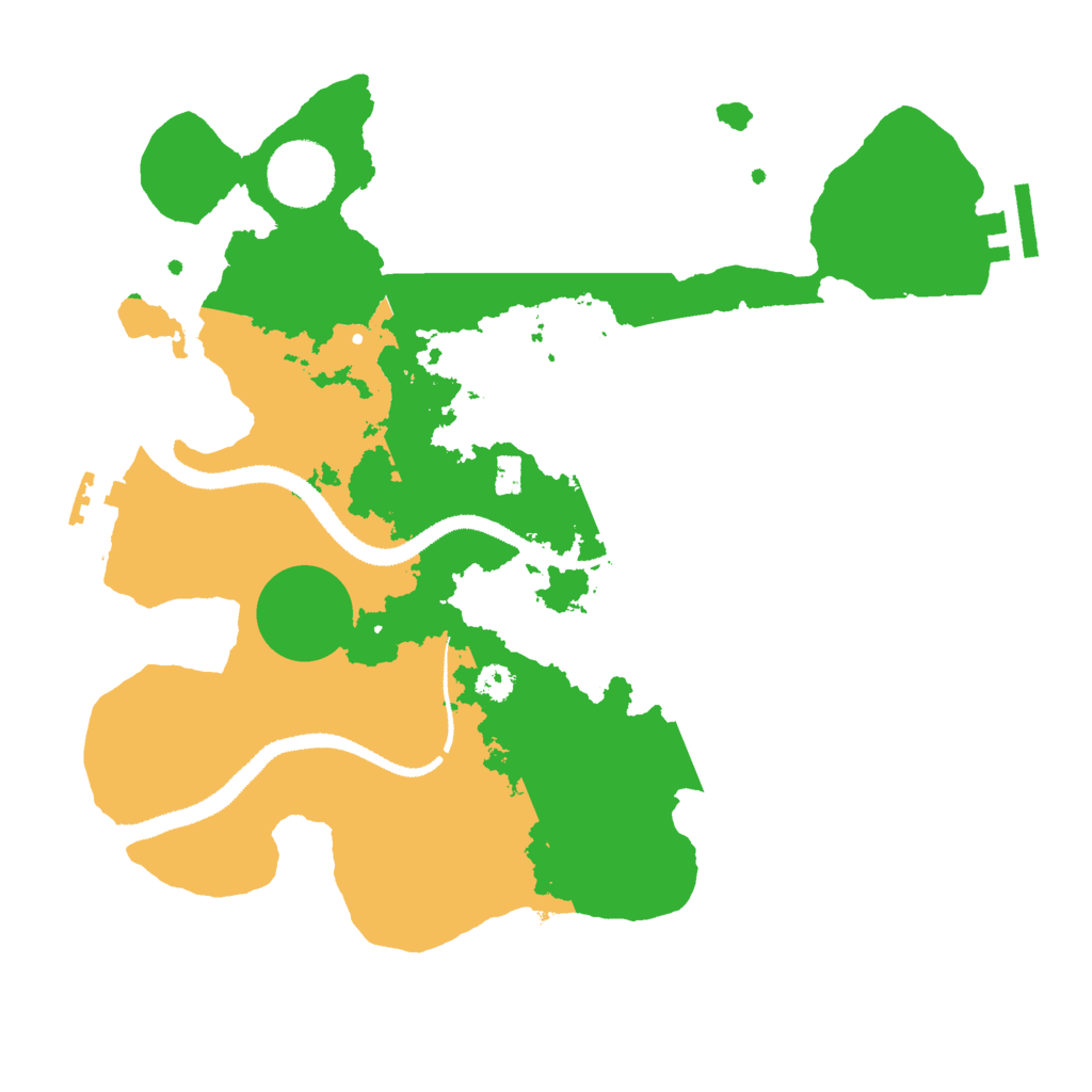 Biome Rust Map: Procedural Map, Size: 3000, Seed: 1842687846