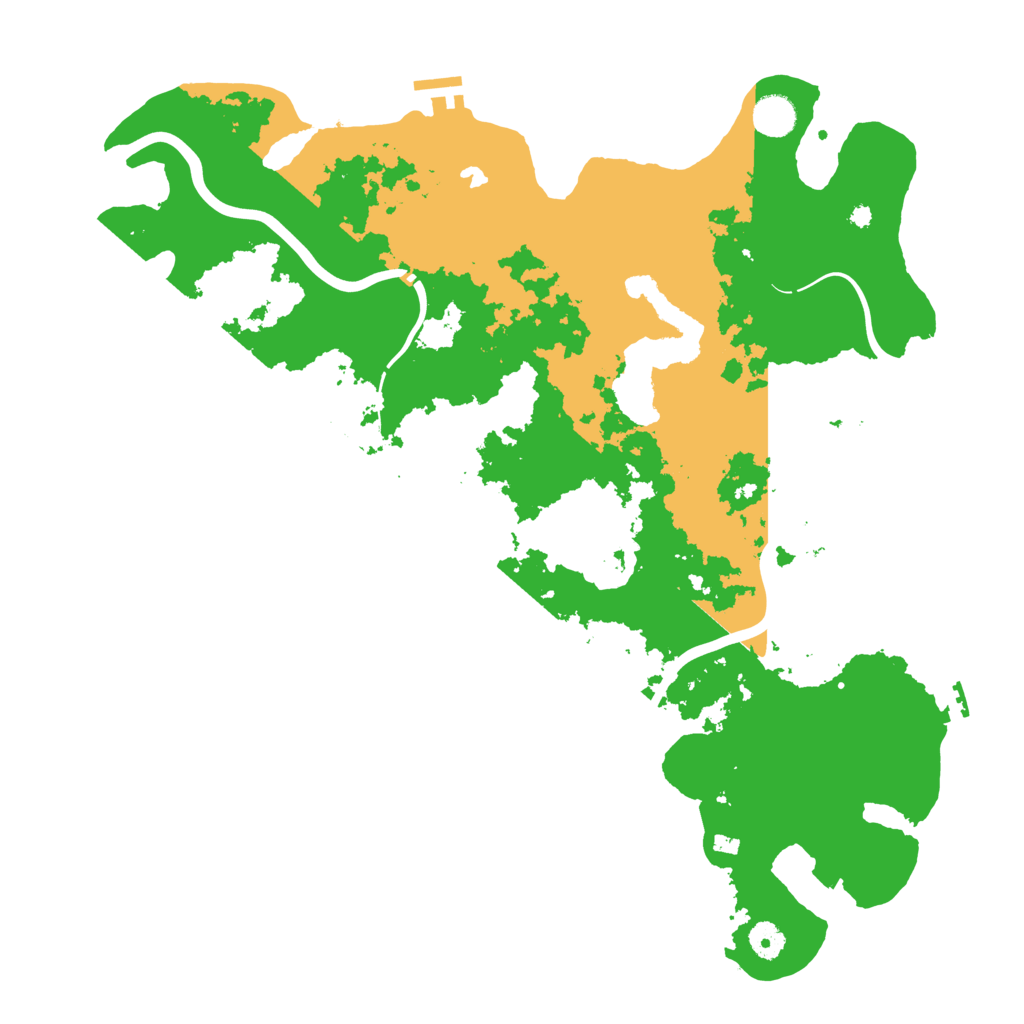 Biome Rust Map: Procedural Map, Size: 4300, Seed: 1720039471
