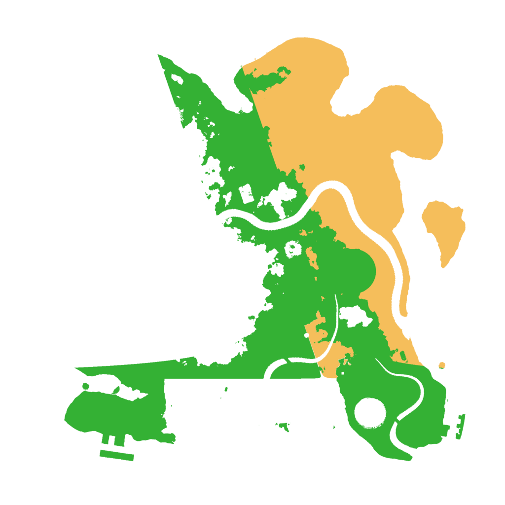 Biome Rust Map: Procedural Map, Size: 3000, Seed: 14067