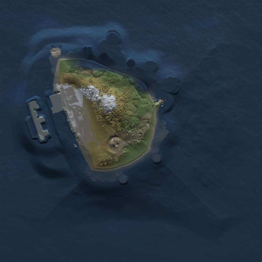 Rust Map: Procedural Map, Size: 1000, Seed: 839996503, 2 Monuments