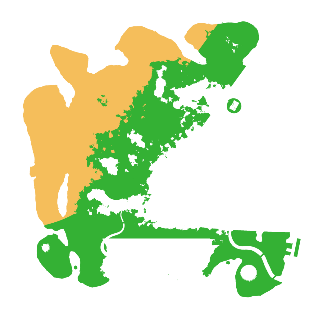 Biome Rust Map: Procedural Map, Size: 3500, Seed: 2133075001