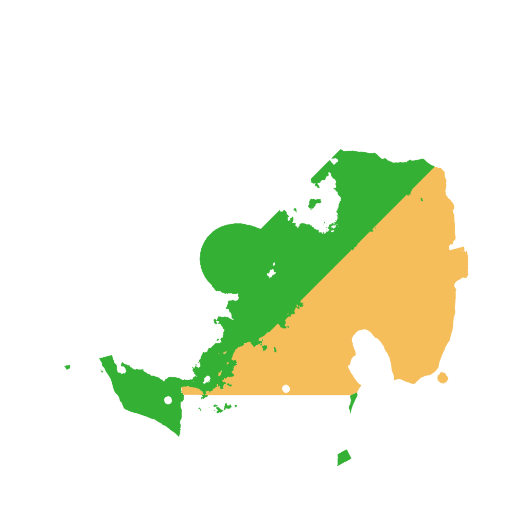 Biome Rust Map: Procedural Map, Size: 2000, Seed: 545163900