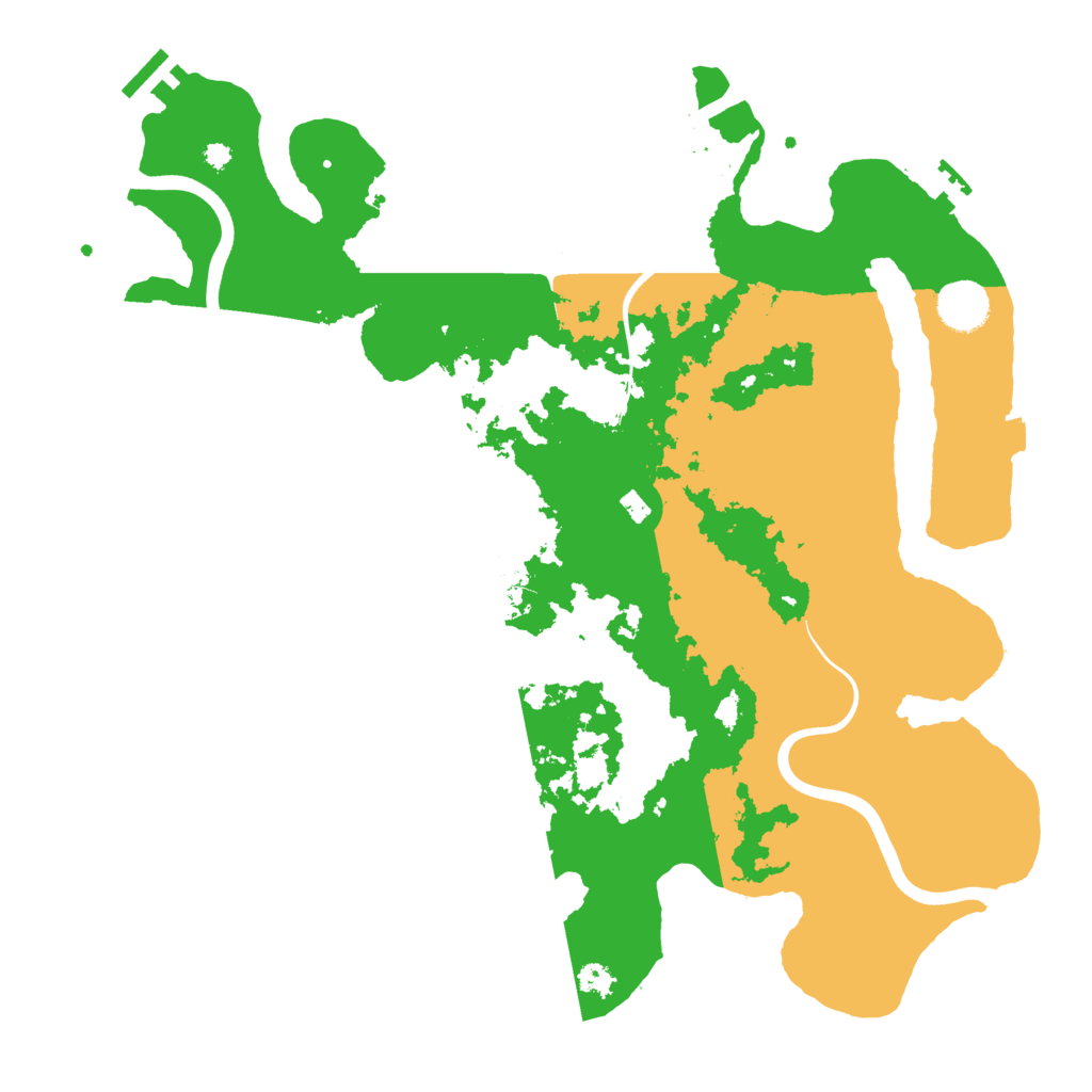 Biome Rust Map: Procedural Map, Size: 3800, Seed: 1193978650